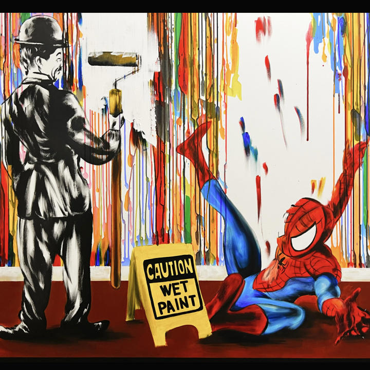 CAUTION WET PAINT