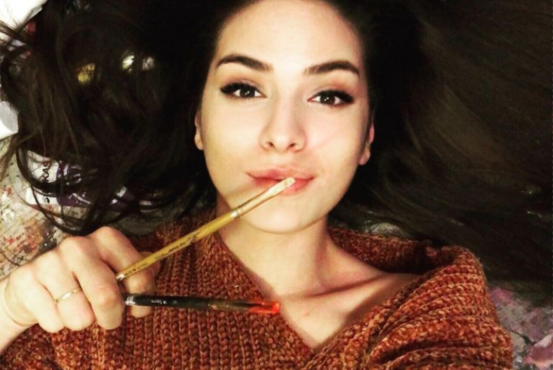 Blog / Fenomenálna maliarka Lucia Rubeljová zajtra výstavy svoje obrazy - foto