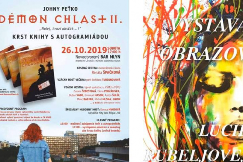 Blog / Fenomenálna maliarka Lucia Rubeljová zajtra výstavy svoje obrazy - foto