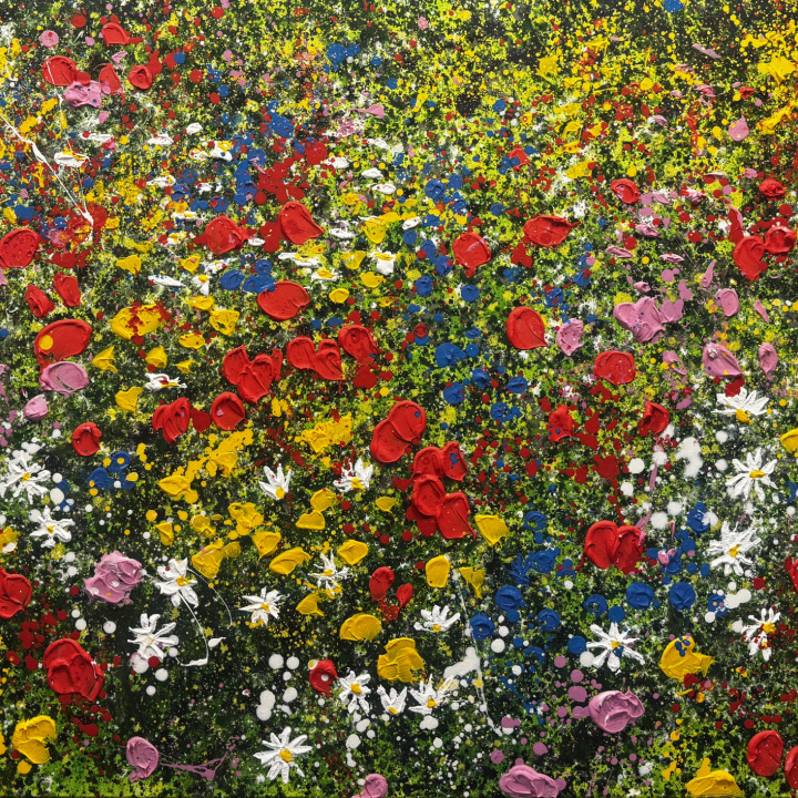 Lúka plných kvetov 3D