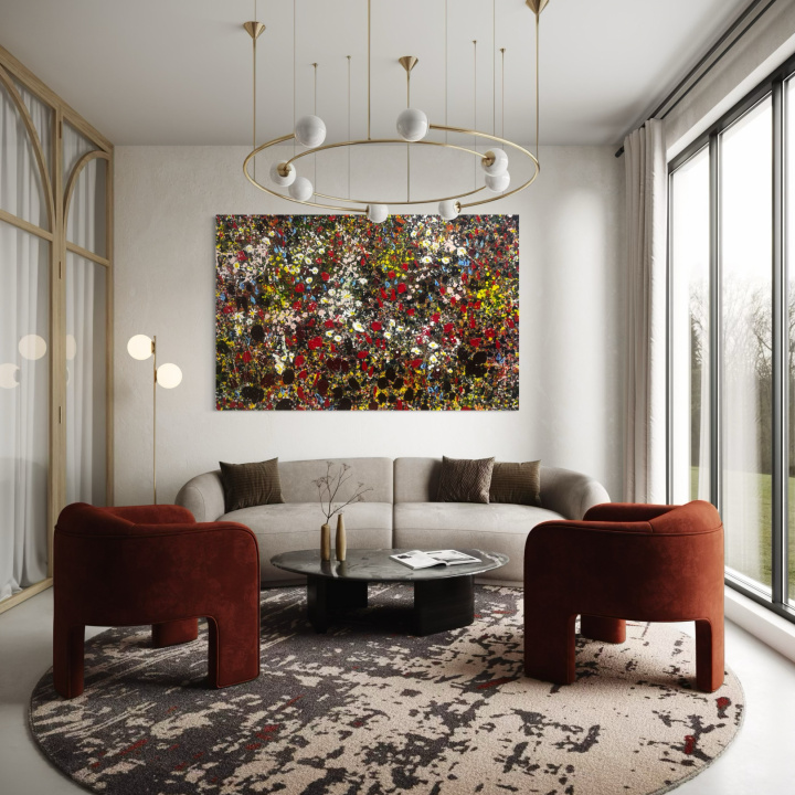 Lúka pod mesačným svitom ( 3D, vysoký lesk )