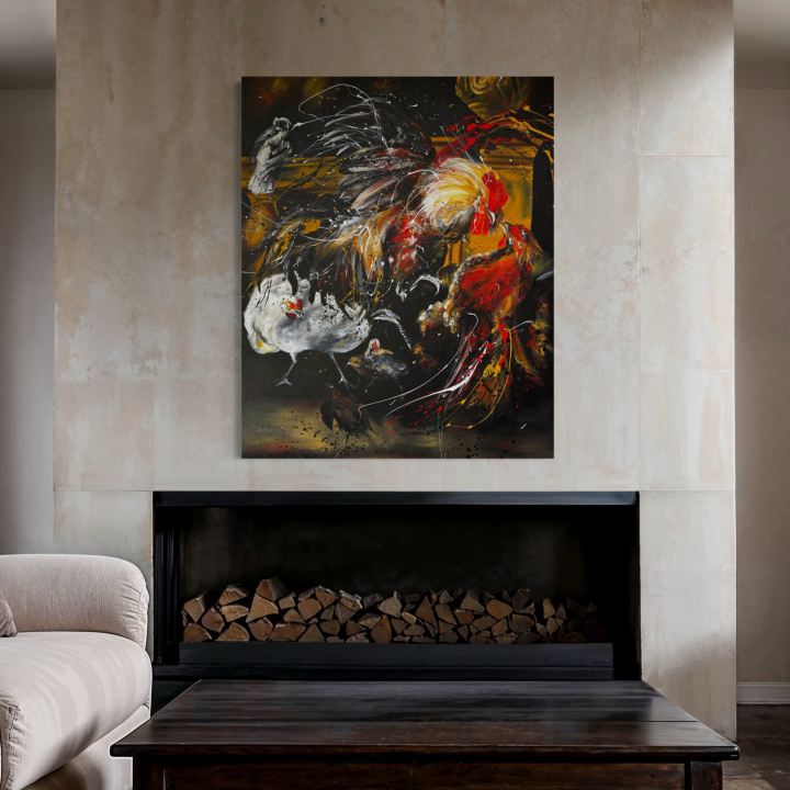 Obraz HRDOSŤ A KLOVANIE v interiéri