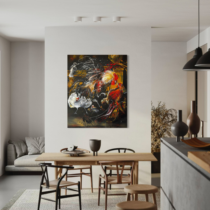 Obraz HRDOSŤ A KLOVANIE v interiéri