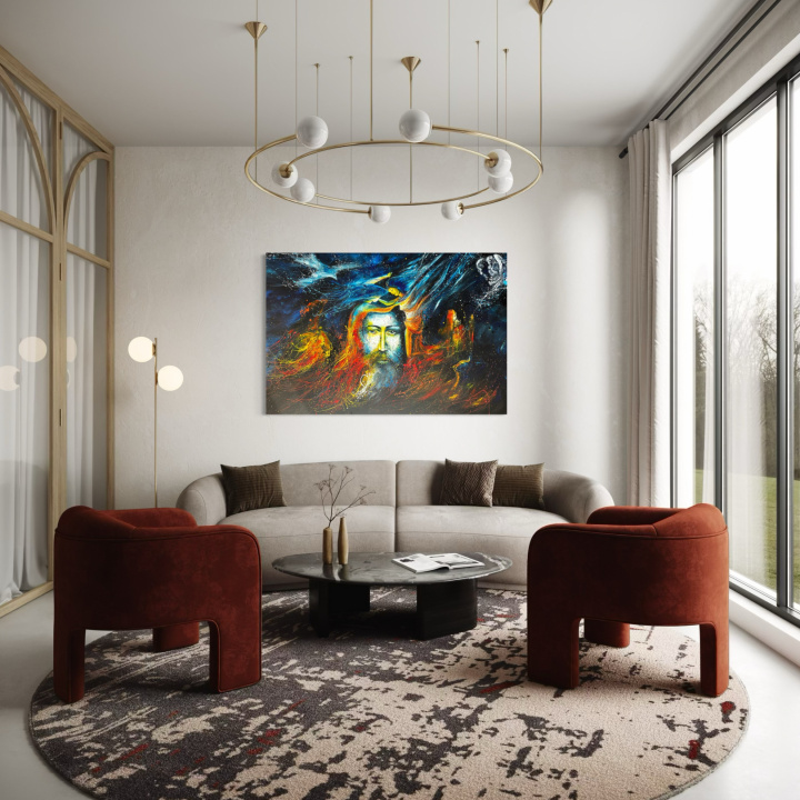 Obraz JEŽIŠ SPOJENIE v interiéri