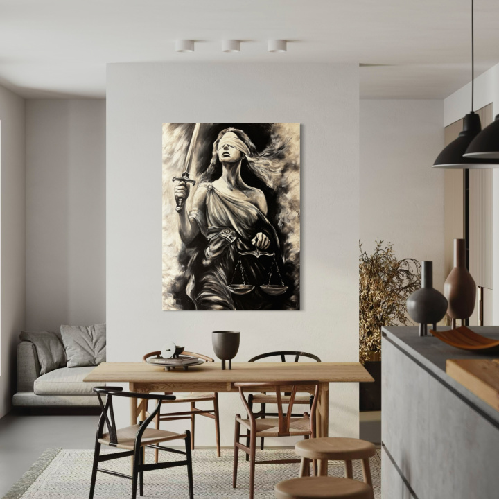 Obraz JUSTITIA - rímska bohyňa spravodlivosti v interiéri 