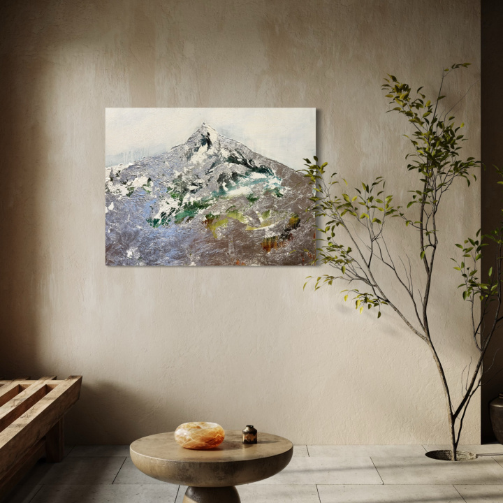 Obraz Kriváň v interiéri ( farebná kombinácia biela a MEDENÁ )