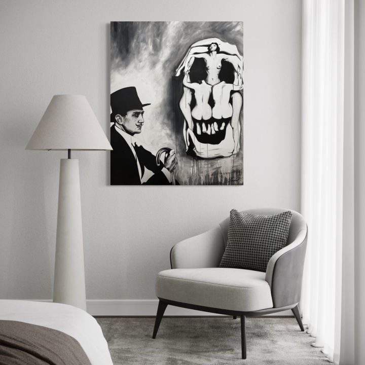 Obraz Maliar a ženy v interiéri