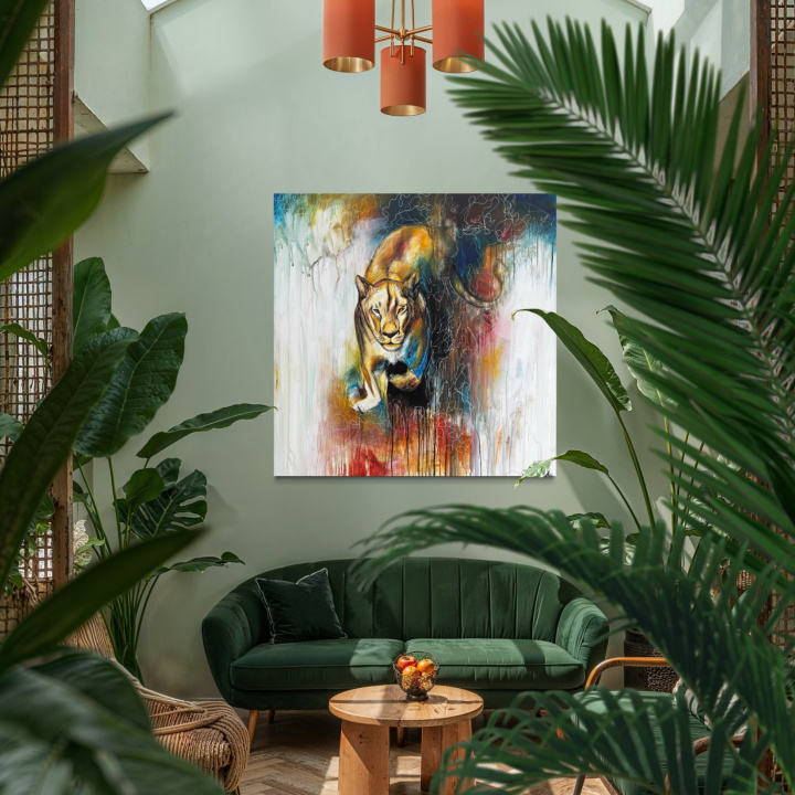 Obraz ŠELMA v interiéri