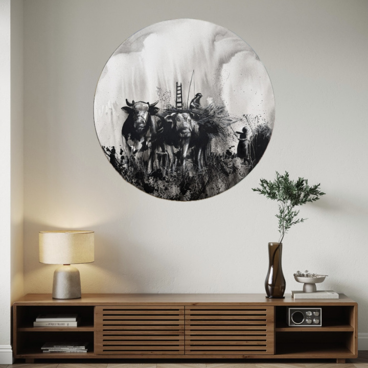 Obraz SPOMIENKY STARÝCH POLÍ v interiéri