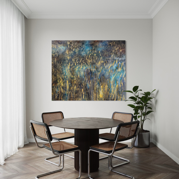 Obraz svetlo na poliach v interiéri