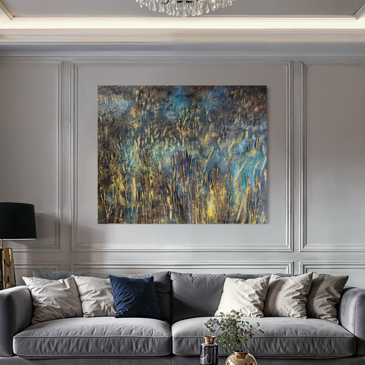 Obraz Svetlo na poliach v interiéri