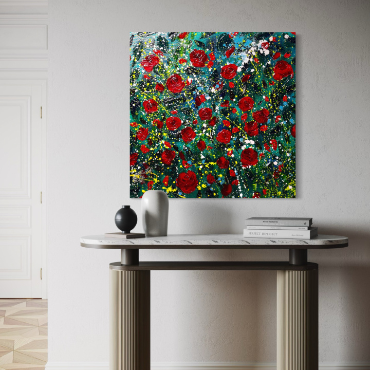 Obraz Záhon v interiéri