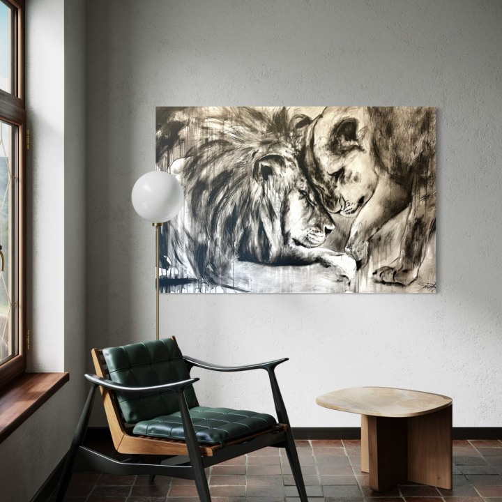 Obraz ZJEDNOTENIE SILNÝCH  v interiéri