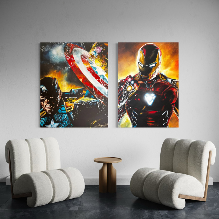 Obrazy AVENGERS v interiéri 