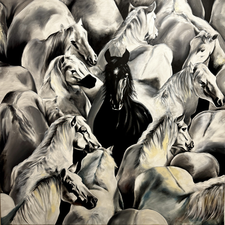 Printový obraz WILD HORSES